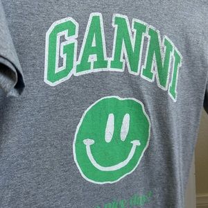 Ganni Smiley Tshirt